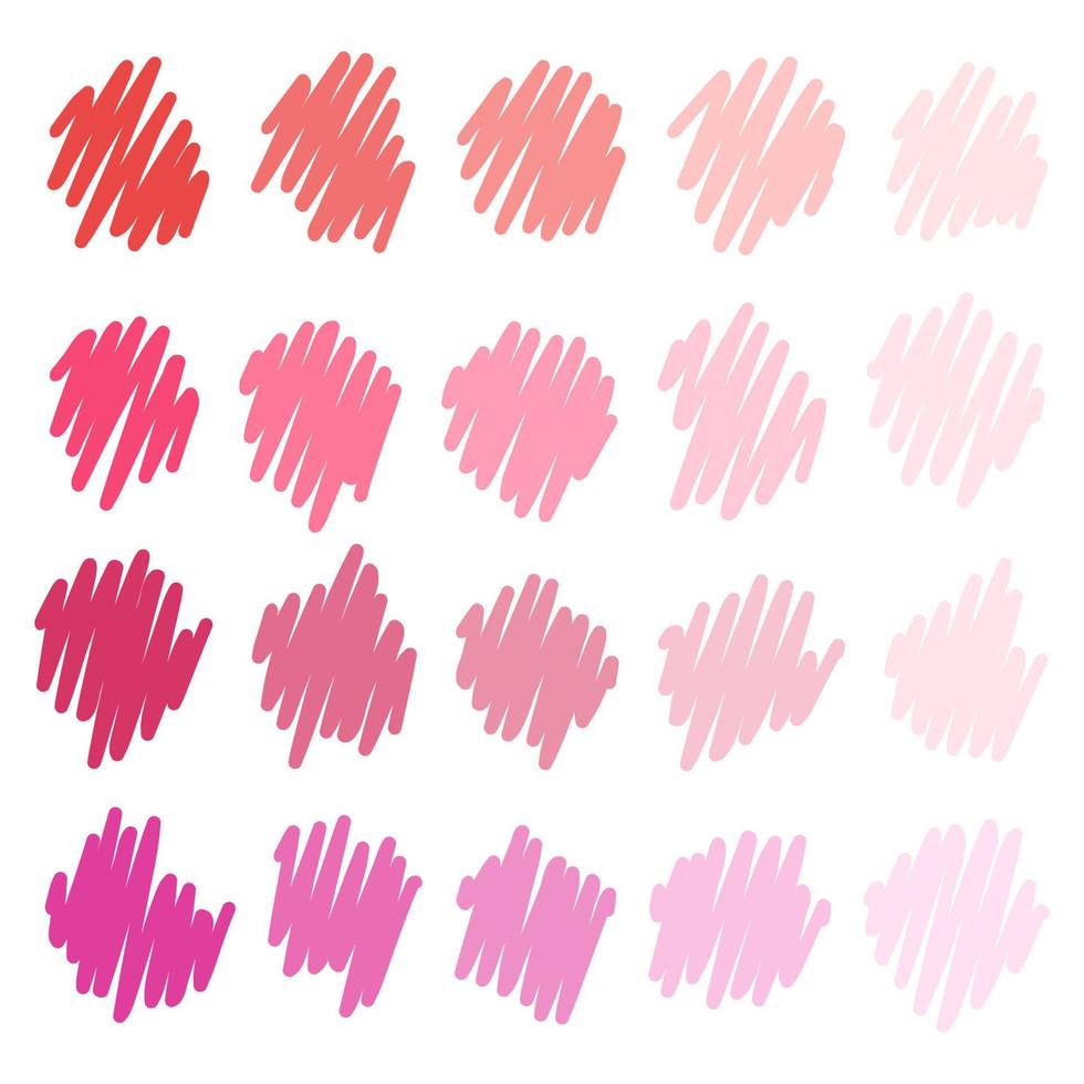 Colorful and gradient spots simple art vector illustration