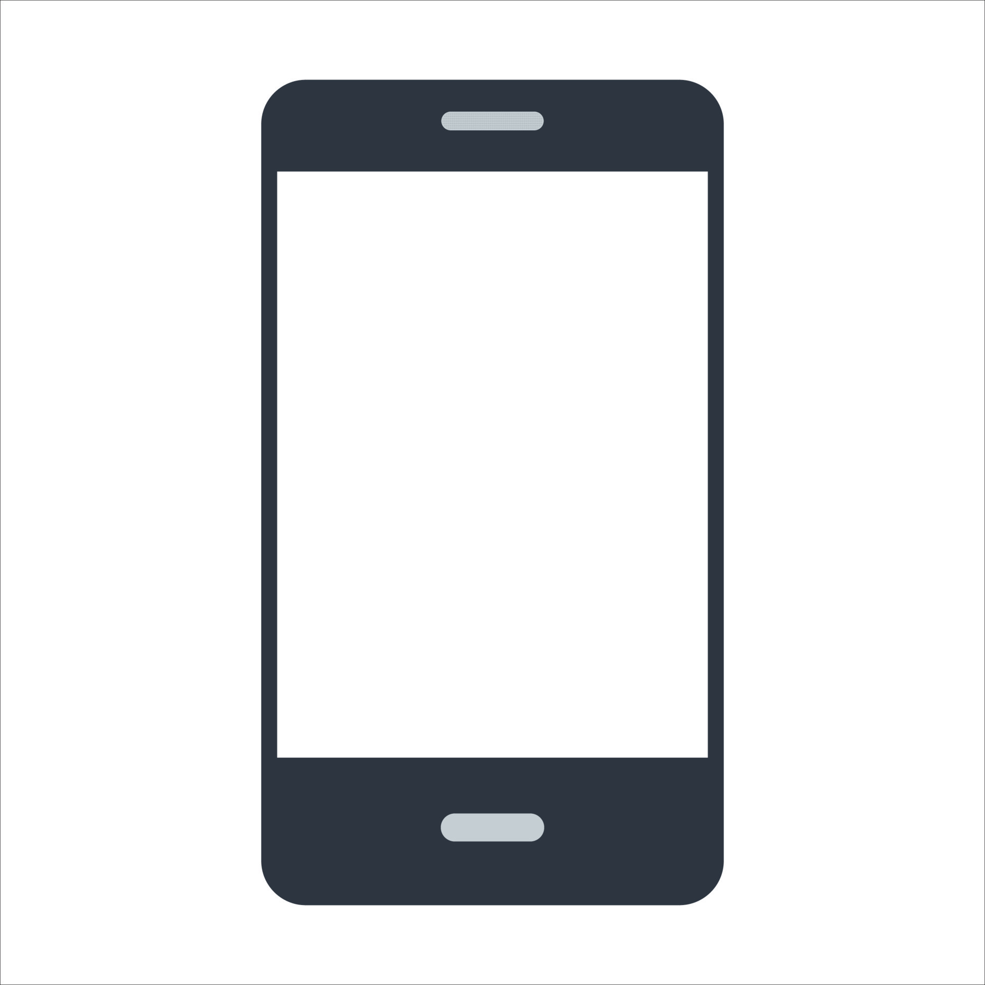 smartphone phone technology, isolated flat icon vector illustration