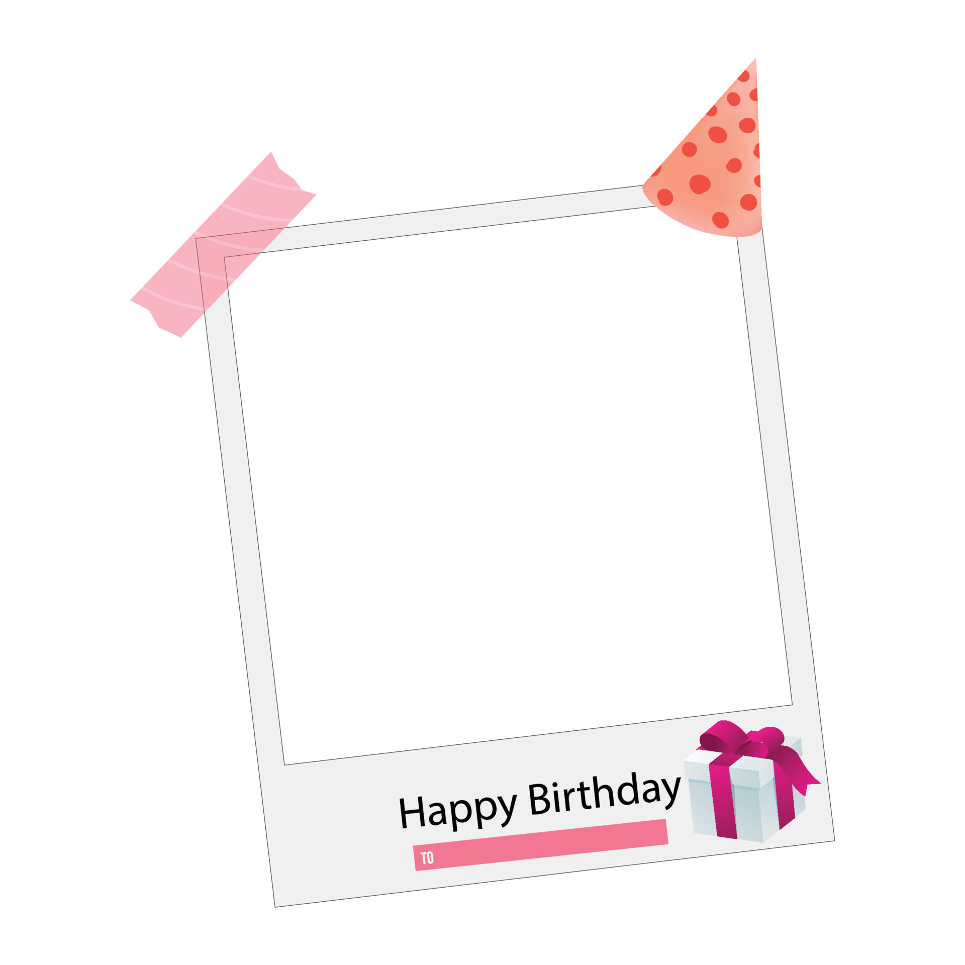 Download happy birthday frame multlor png png images background  TOPpng