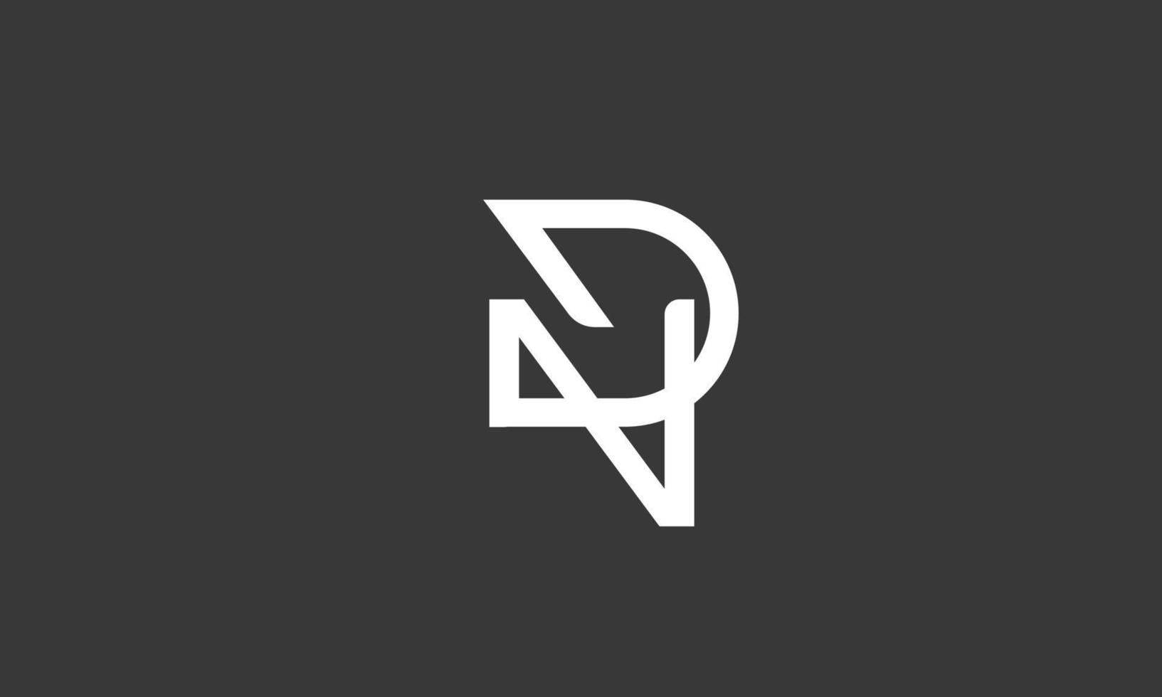 Alphabet letters Initials Monogram logo DV, VD, D and V 7731813 Vector