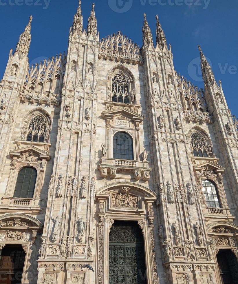 Cathedral church in Milan photo
