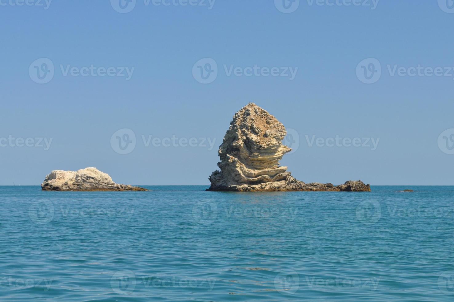 White cliffs in Vieste photo