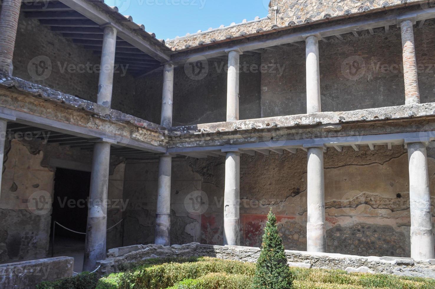 sitio arqueológico de pompeya en pompeya foto