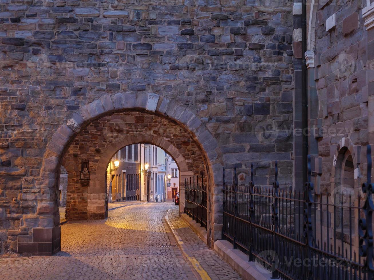 The city of Maastricht at the river Maas in the netherlands photo