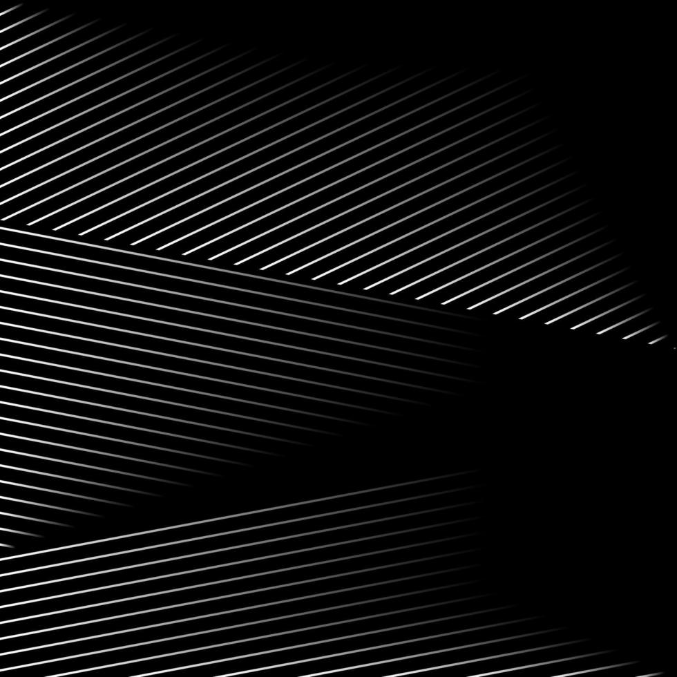 Abstract black background with diagonal striped lines. Striped texture - Vector illustration