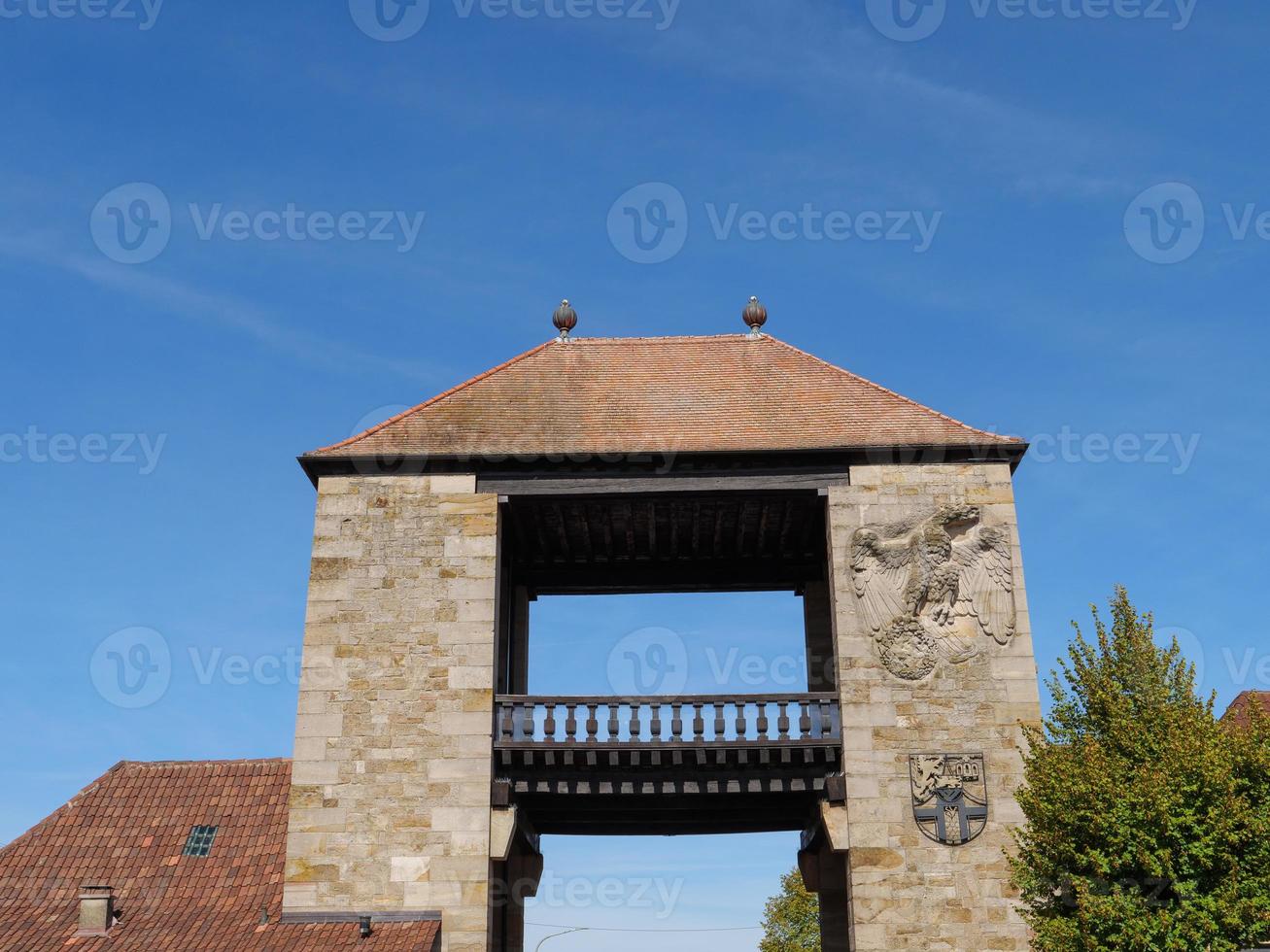 la ciudad de wissembourg en francia foto