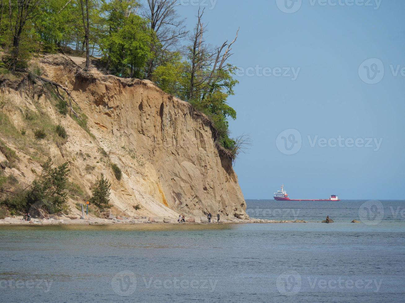 the baltic sea near gdansk in poland photo