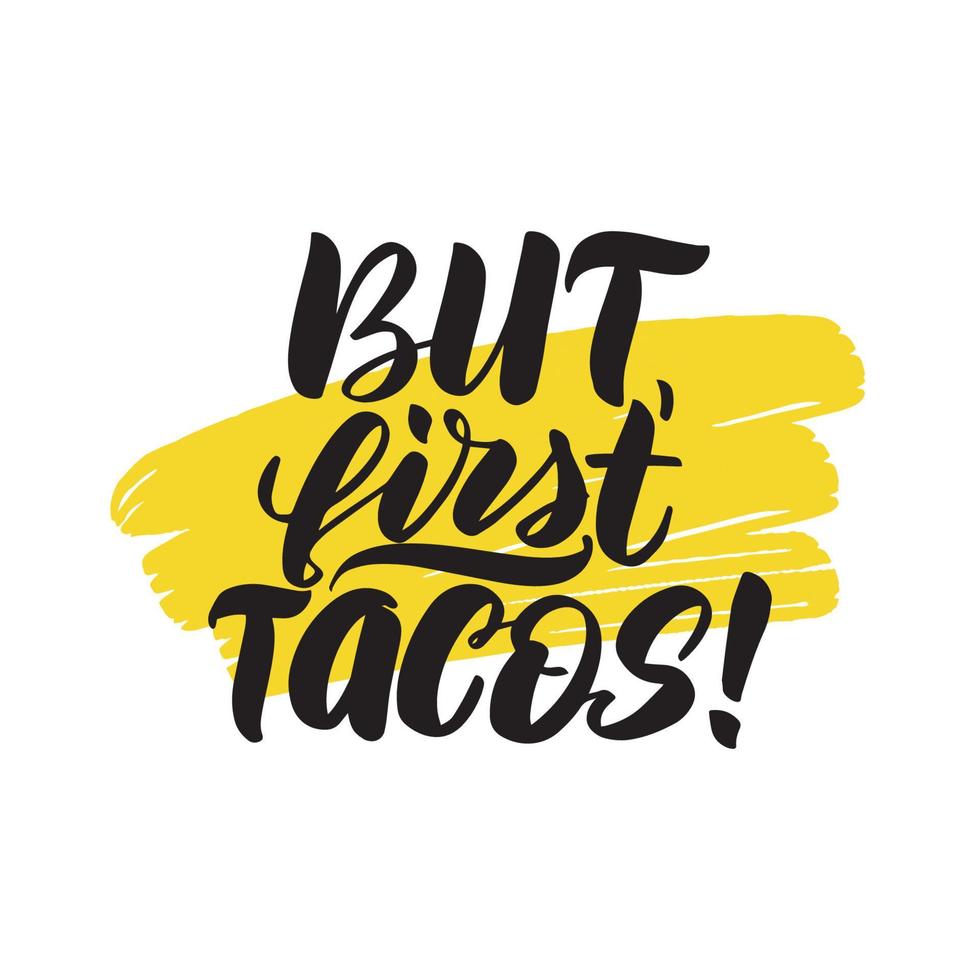 Letras de pincel escritas a mano inspiradoras pero primeros tacos. ilustración de stock de caligrafía vectorial aislada sobre fondo blanco. tipografía para pancartas, insignias, postales, camisetas, impresiones, carteles. vector