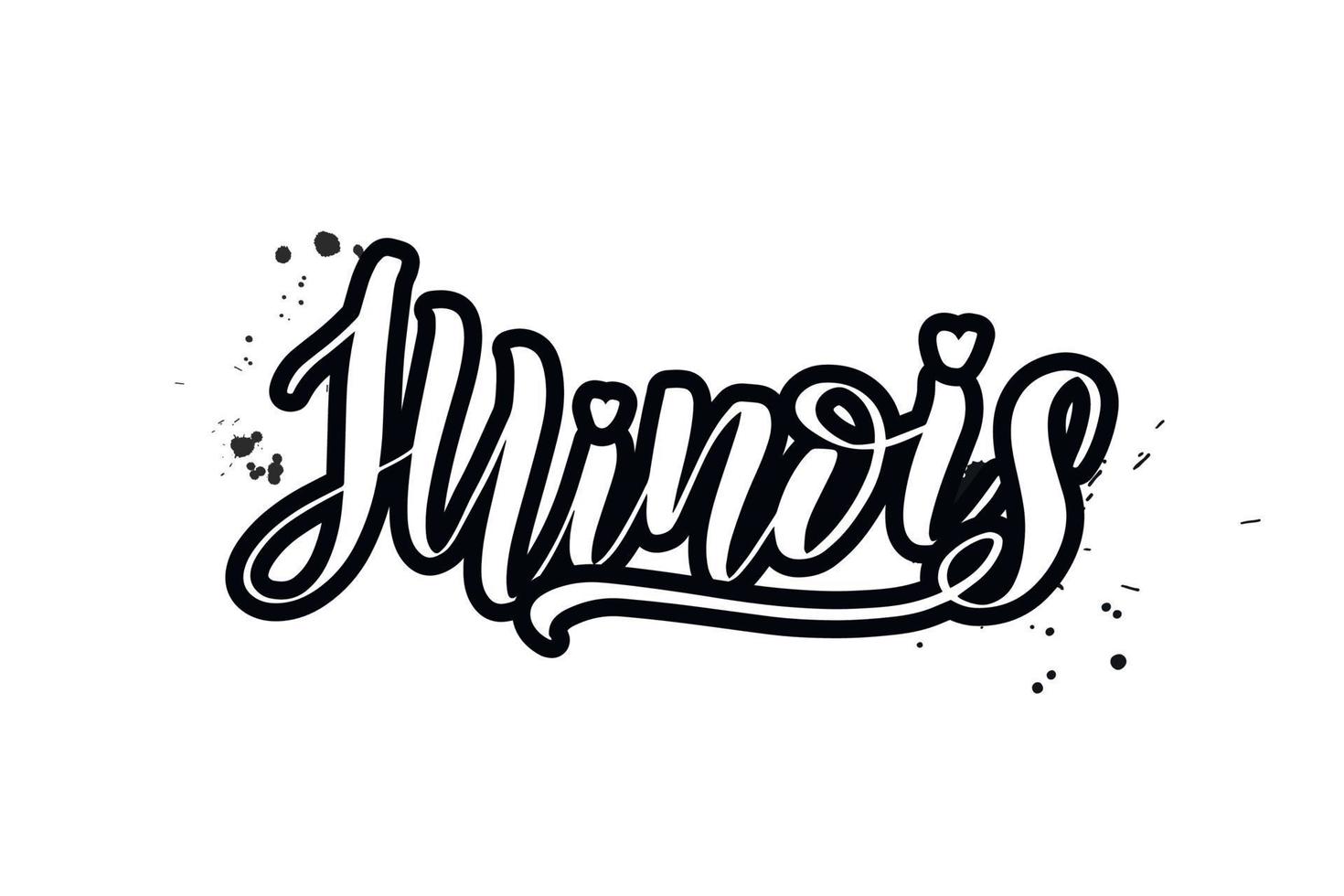 Inspirational handwritten brush lettering Illinois. Vector calligraphy illustration isolated on white background. Typography for banners, badges, postcard, tshirt, prints, posters.