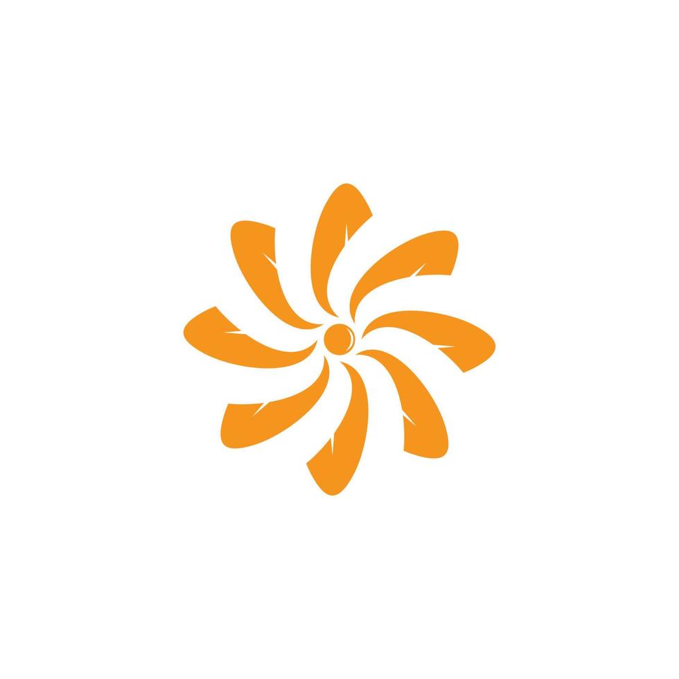 vector símbolo de remolino sol Japón diseño de movimiento geométrico