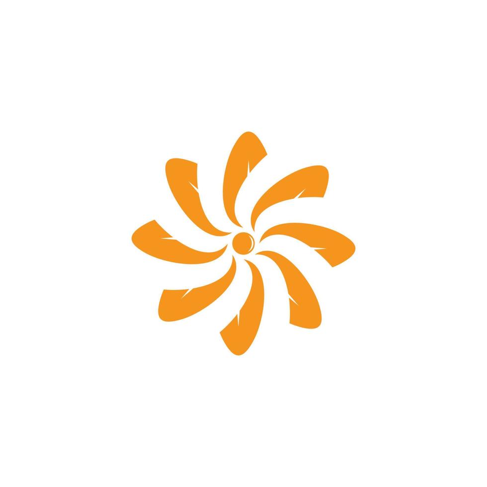 symbol vector of swirl sun japan geometric motion design