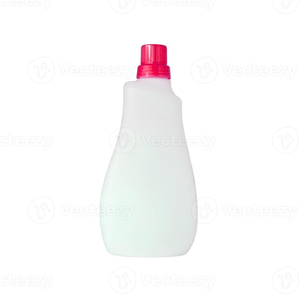 detergent bottle for liquid laundry detergent or cleaning agent or bleach or fabric softener photo