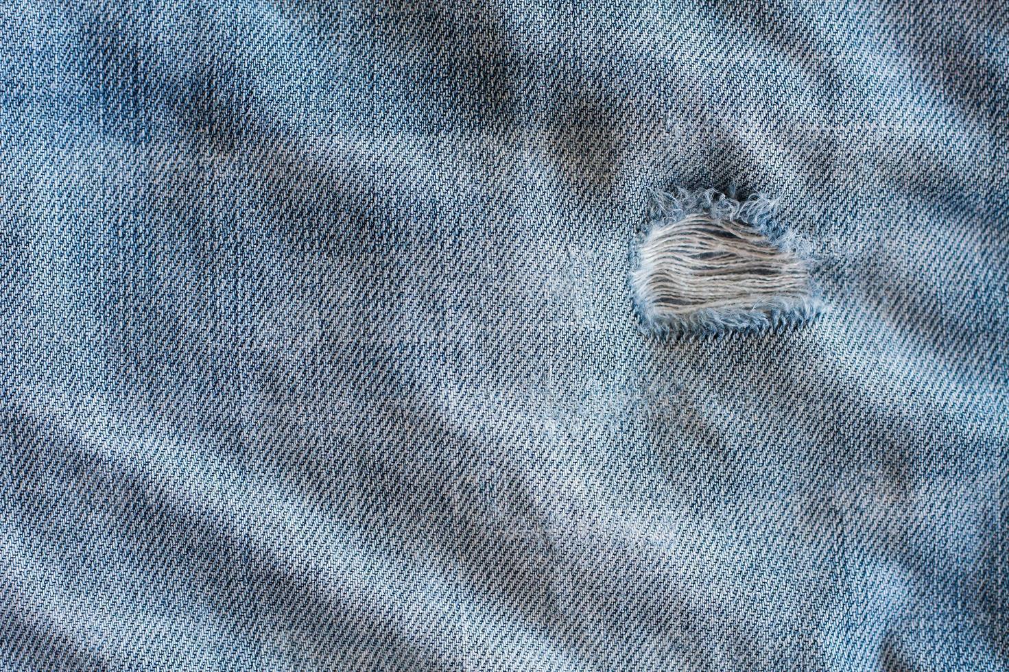 Jeans torn denim texture photo