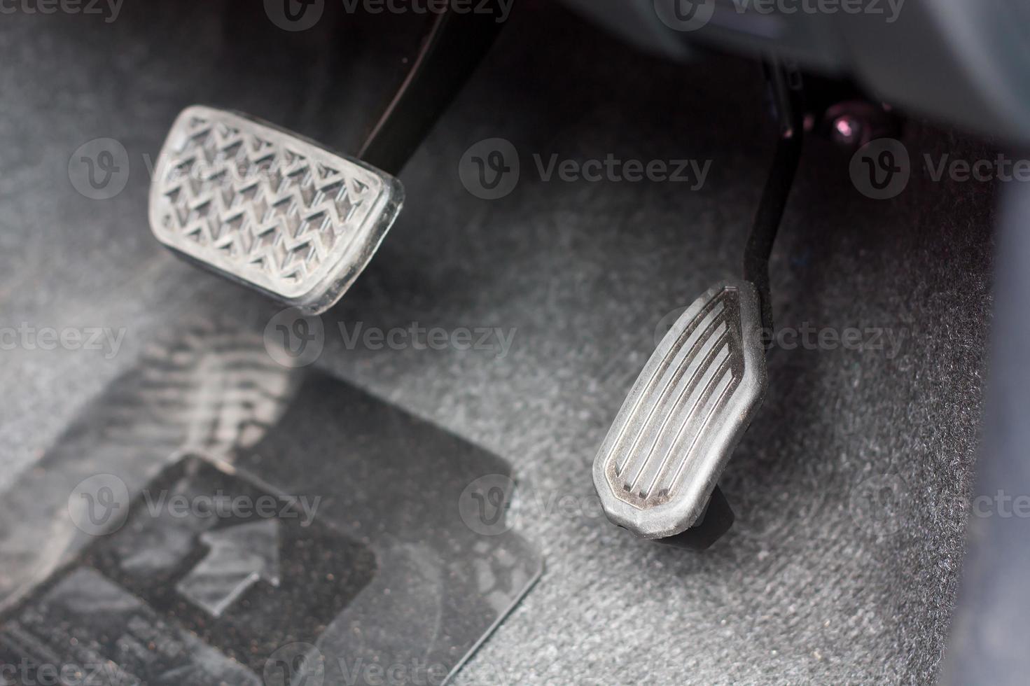 Brake pedal and accelerator photo