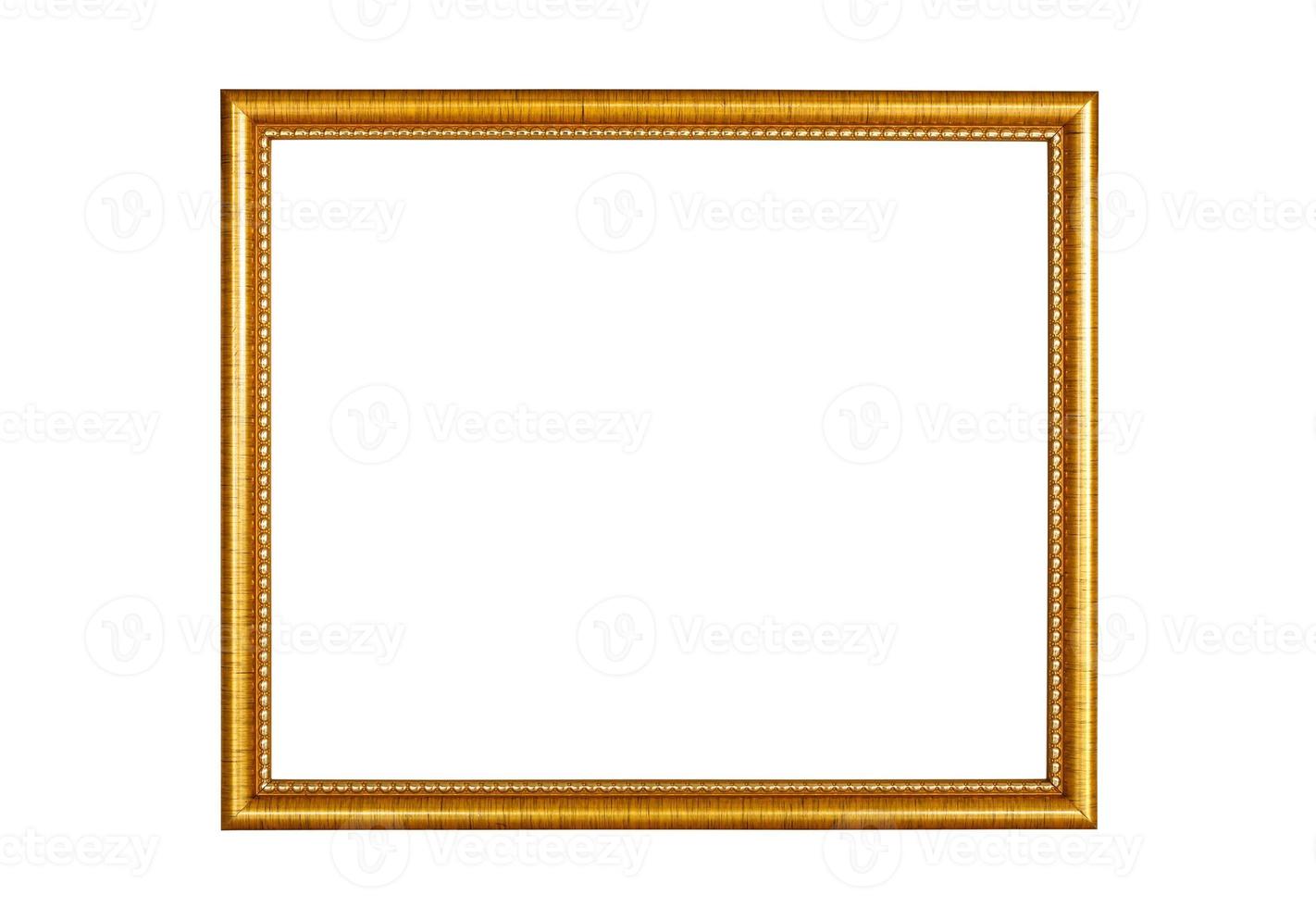 gold color wooden photo frame background