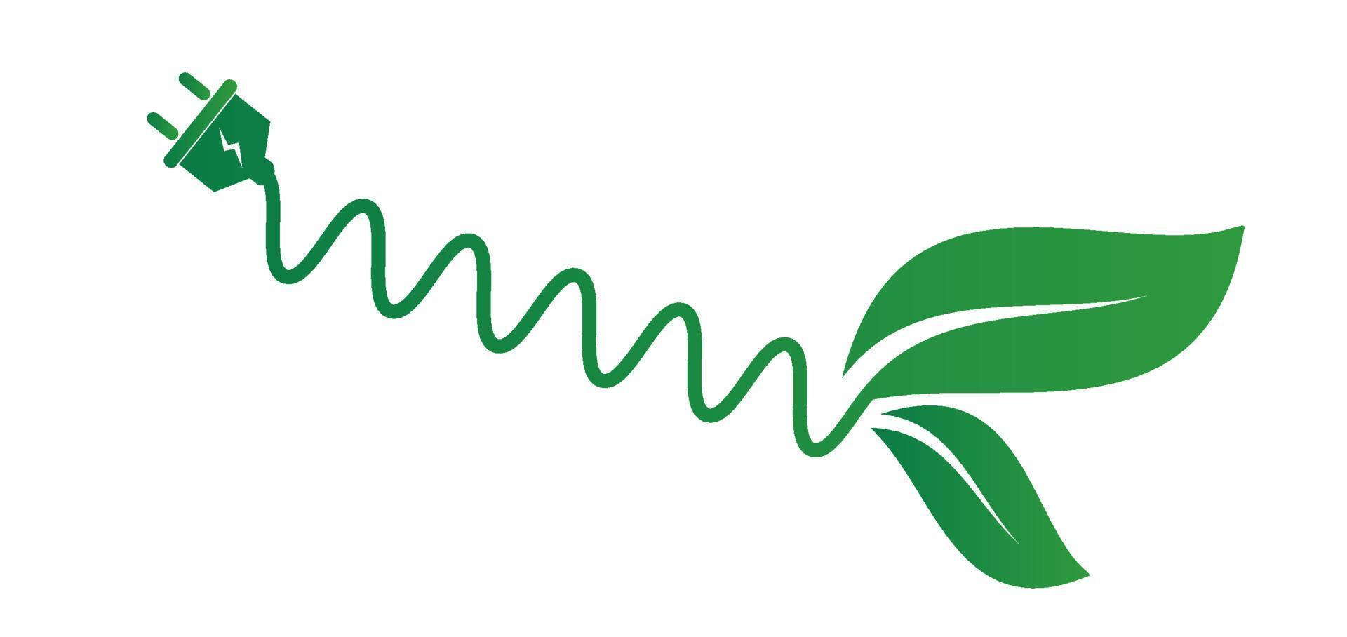 Natural energy plug for Ecology and Environmental Help The World With Eco-Friendly Ideas vector