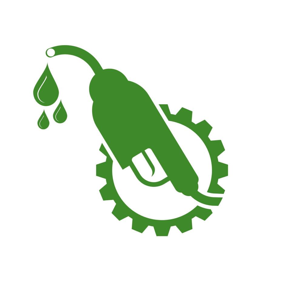 combustible ecológico, biodiesel para la ecología y la ayuda ambiental al mundo con ideas ecológicas vector