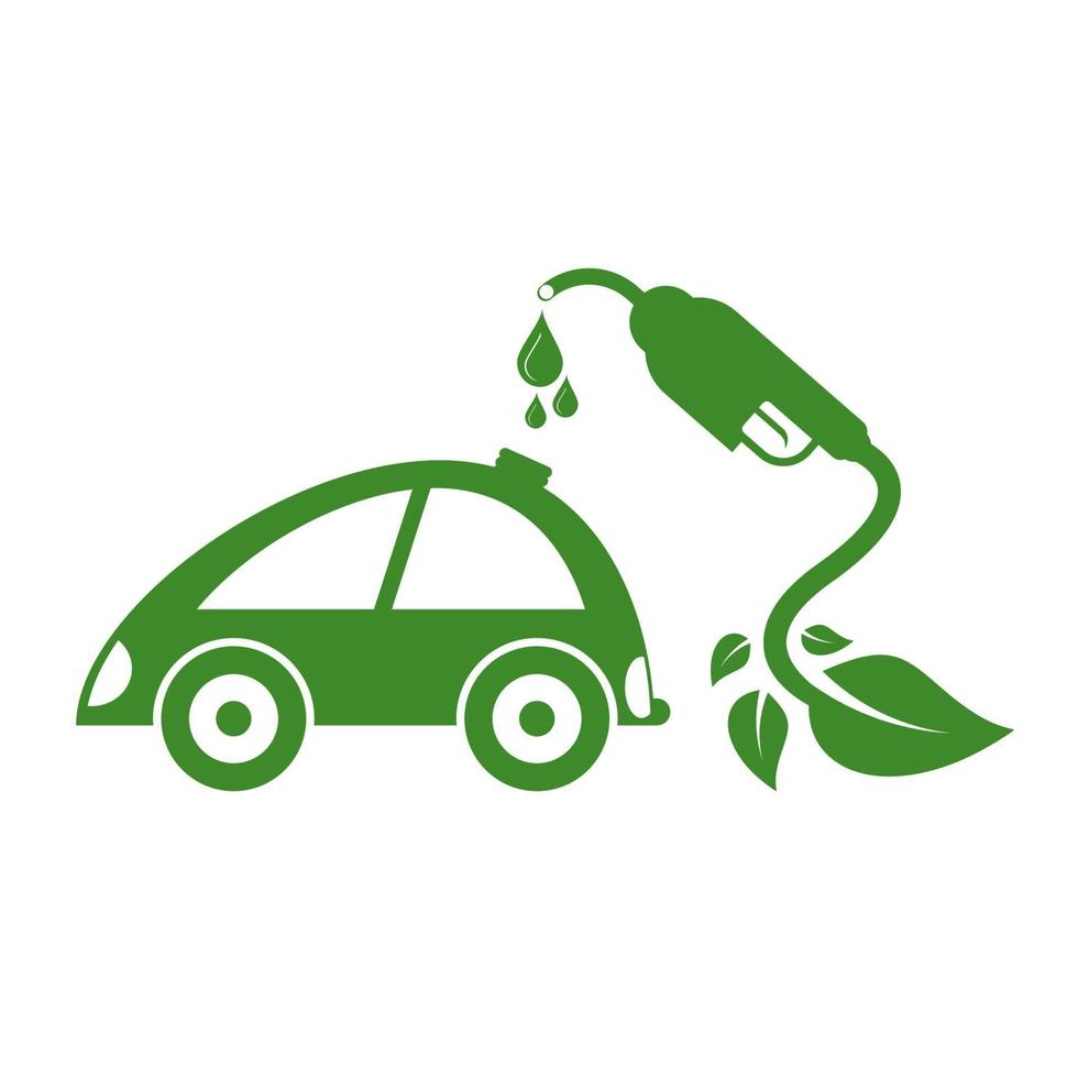 combustible ecológico, biodiesel para la ecología y la ayuda ambiental al mundo con ideas ecológicas vector