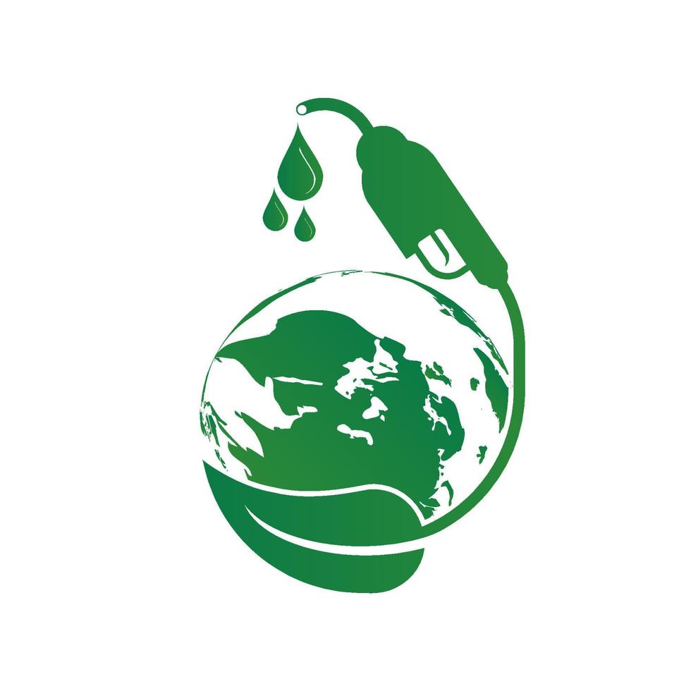 Eco fuel,Biodiesel for Ecology and Environmental Help The World With Eco-Friendly Ideas vector