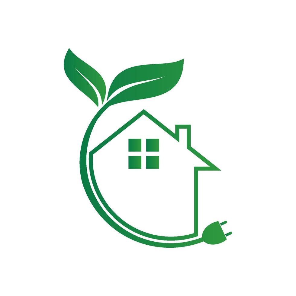 Natural energy ecology house for Ecology and Environmental Help The World With Eco-Friendly Ideas vector