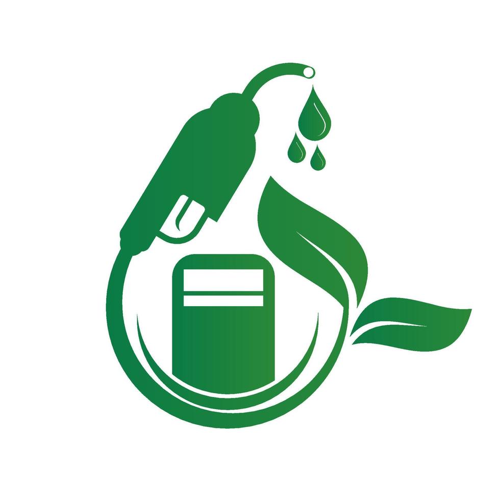 combustible ecológico, biodiesel para la ecología y la ayuda ambiental al mundo con ideas ecológicas vector