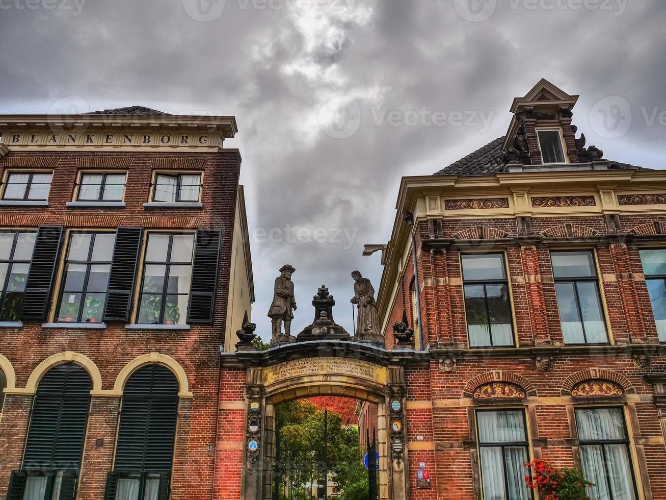 Zutphen at the river Ijssel in the netherlands photo