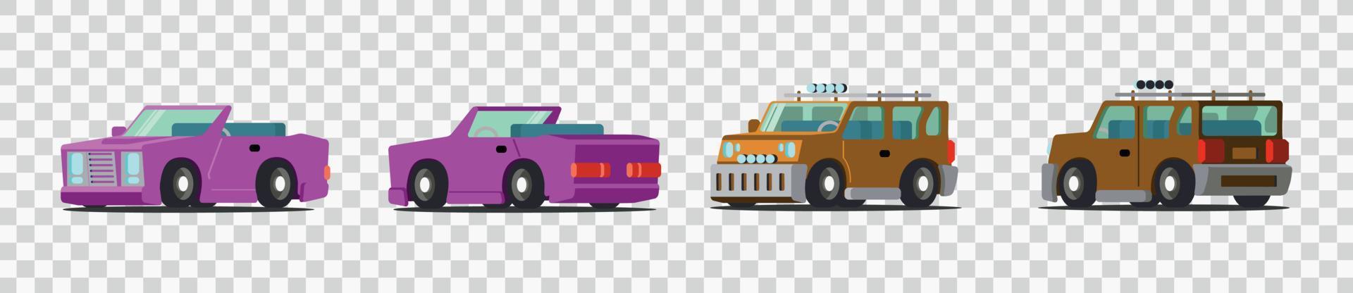 set of transports icons vector eps 10