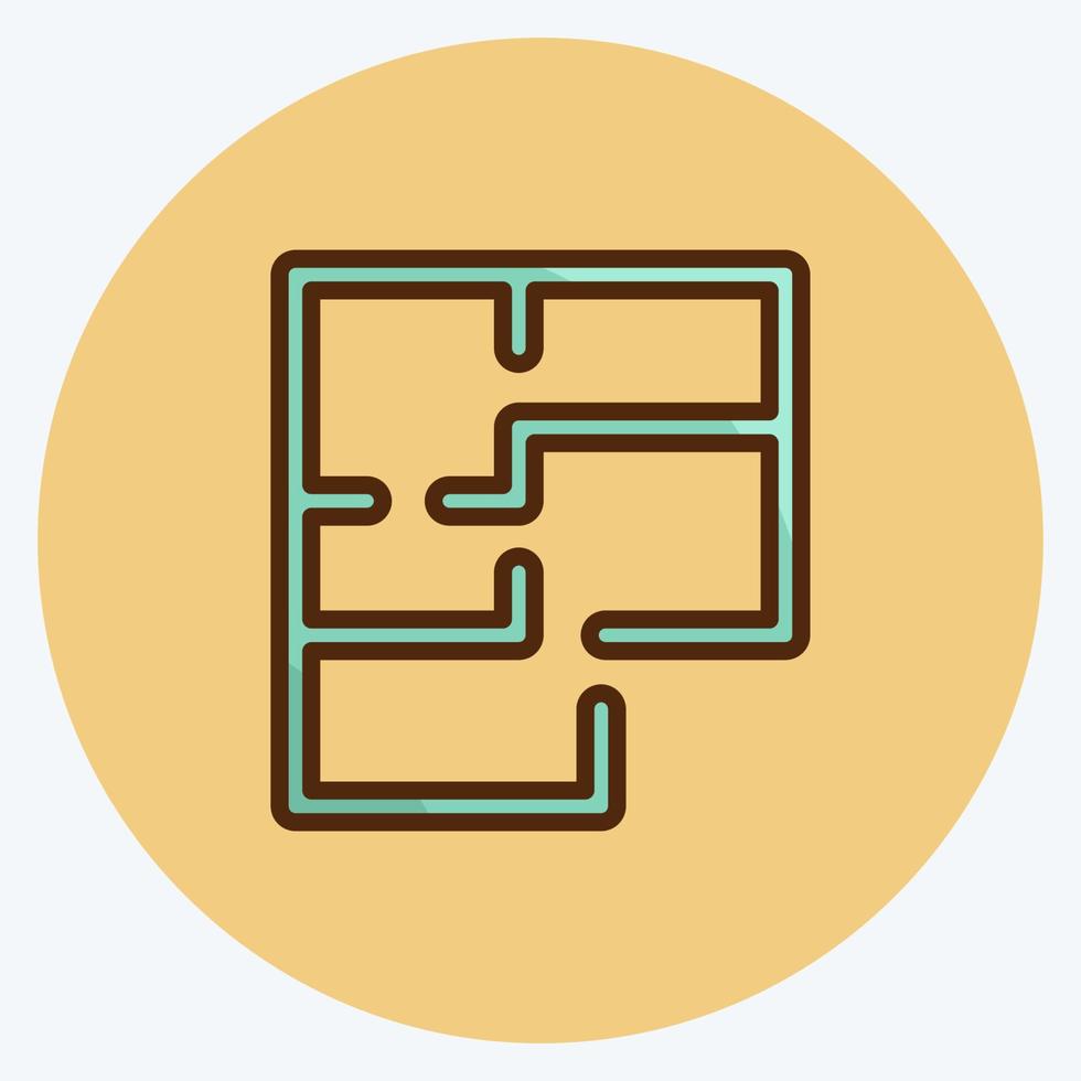 Icon Plans. suitable for education symbol. flat style. simple design editable. design template vector. simple illustration vector