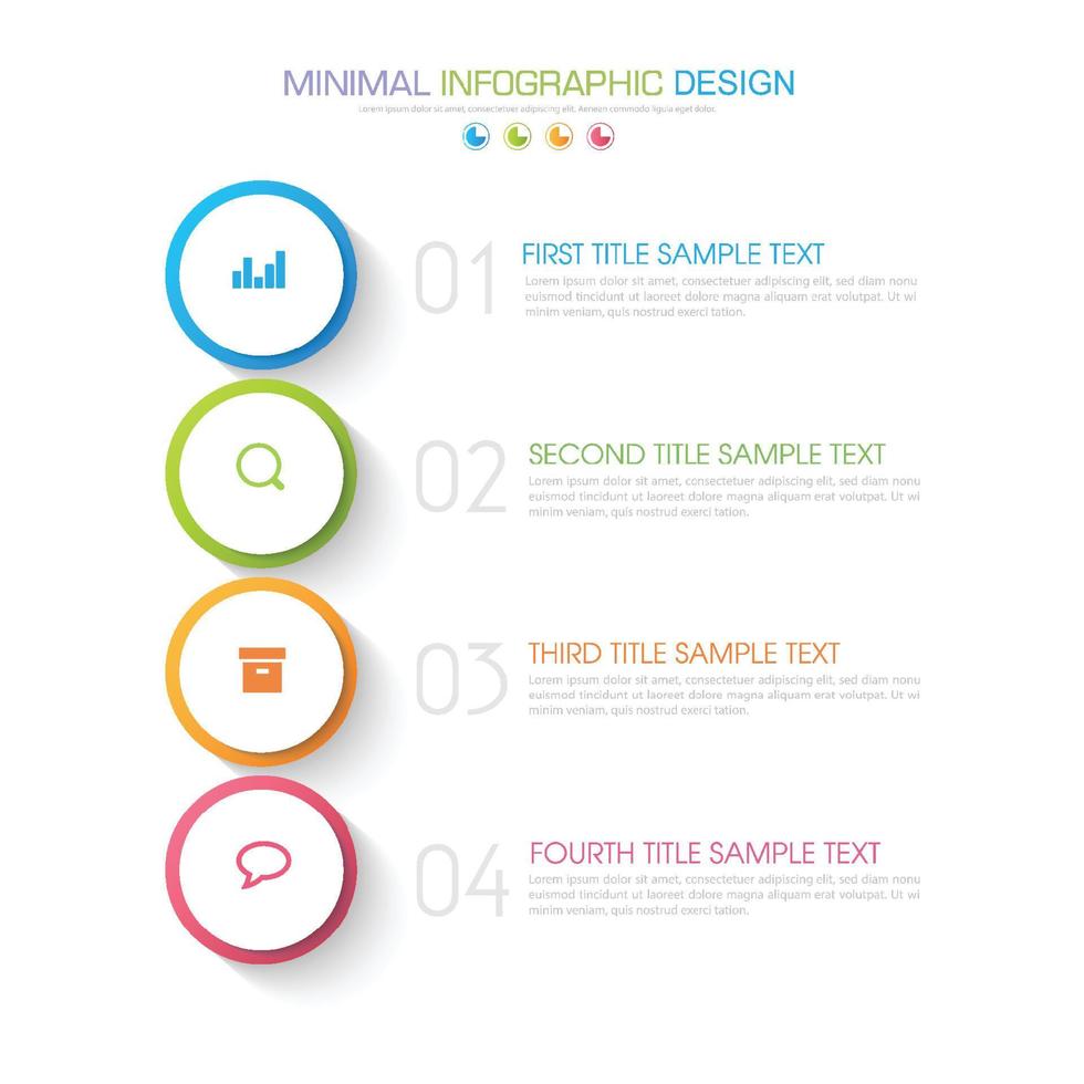 Business infographic template  with icon ,vector design illustration vector