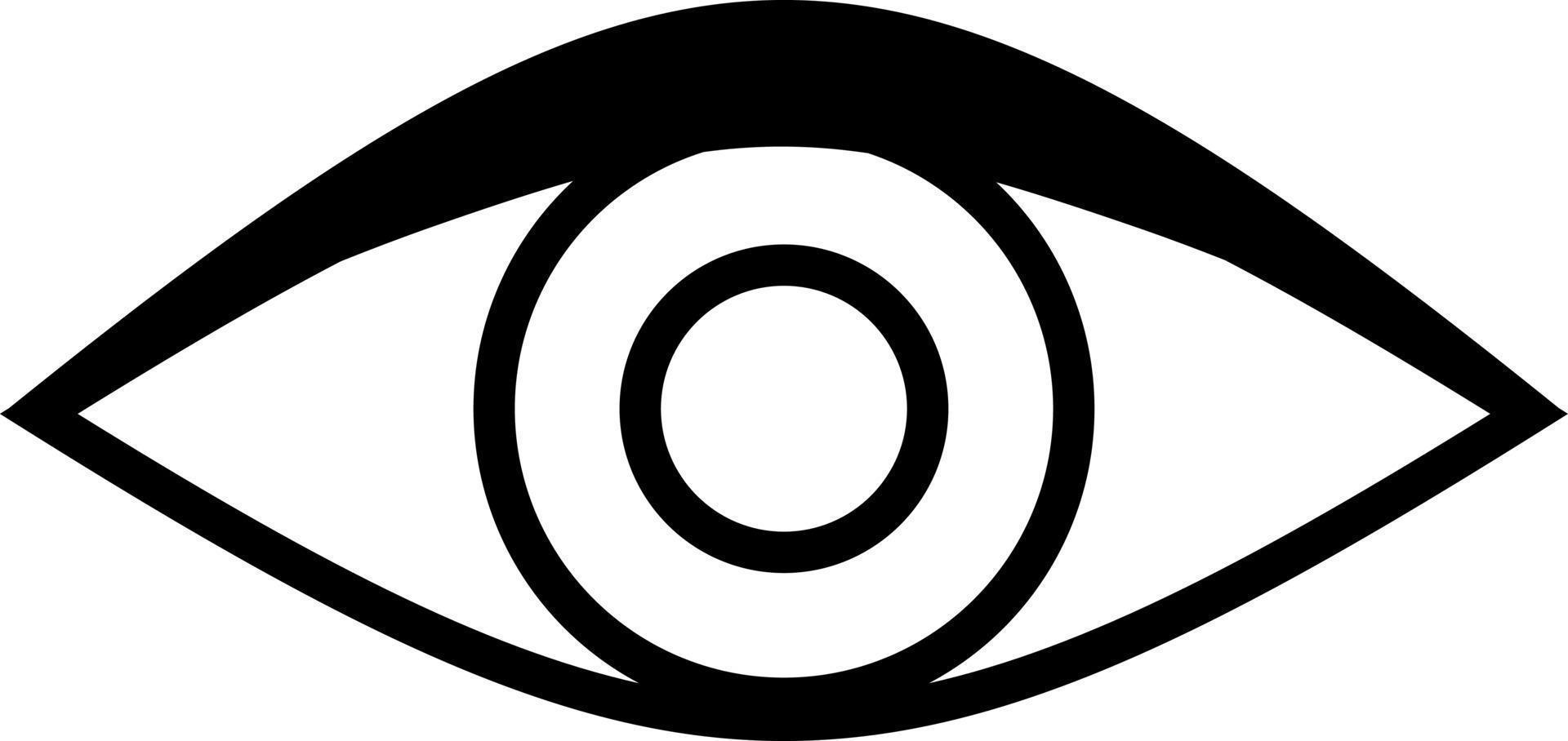 Eye icon open eyes images vector