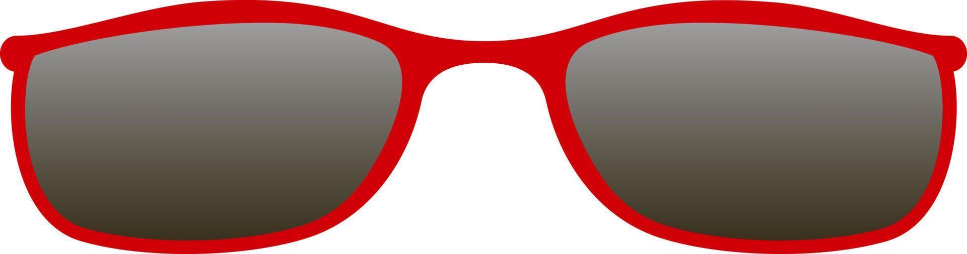 gafas de sol coloridas de diferentes formas y colores. icono de protección solar de verano vector