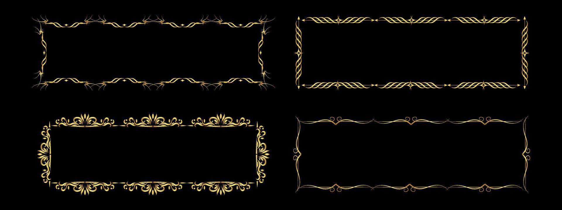 Gold Set Vector Art, Icons, and Graphics for Free Download