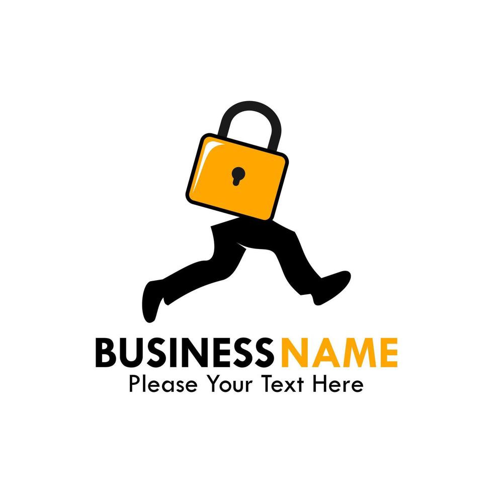 Speed key logo template illustration. suitable for lock your business vector