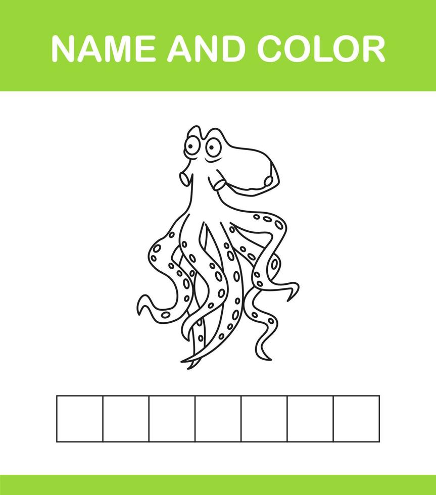 Name and color 17 vector