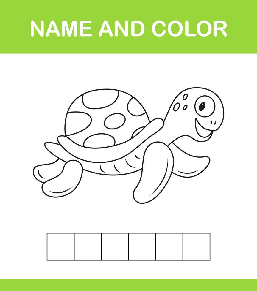 Name and color 9 vector