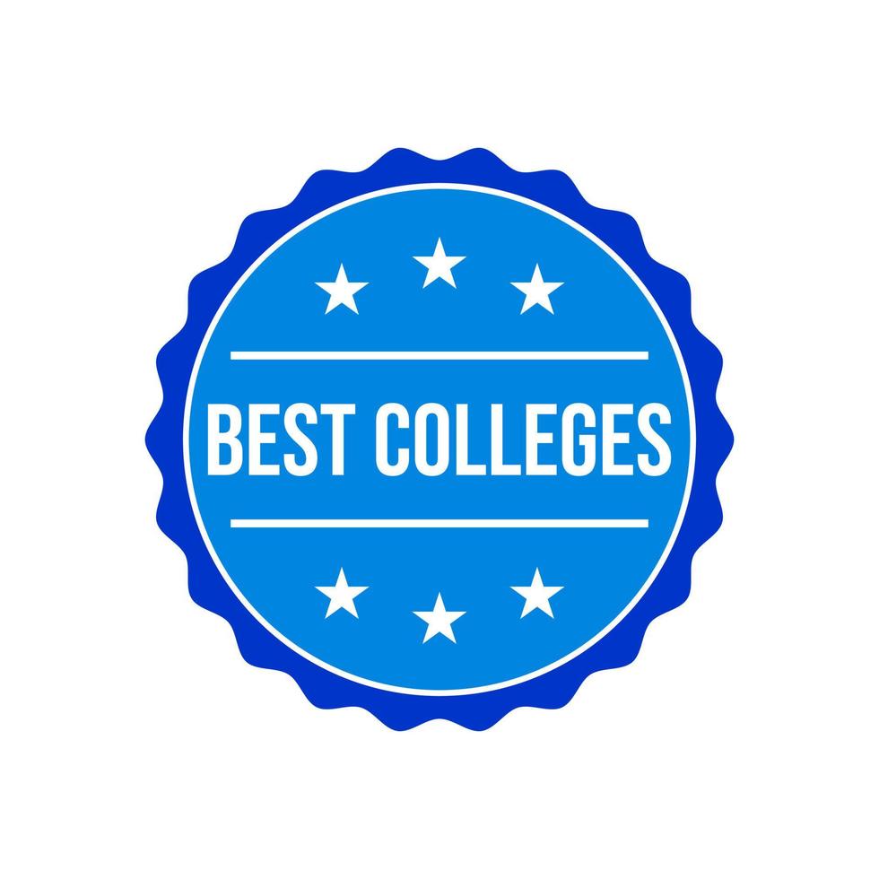 Best colleges education student icon badge label design vector