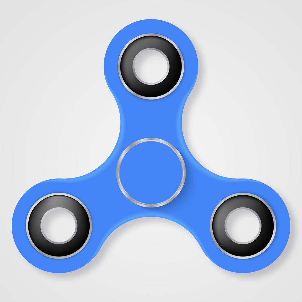 ilustración vectorial de mano fidget spinner vector