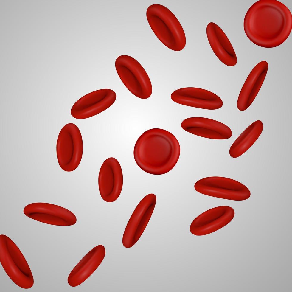Vector Streaming Blood Cells