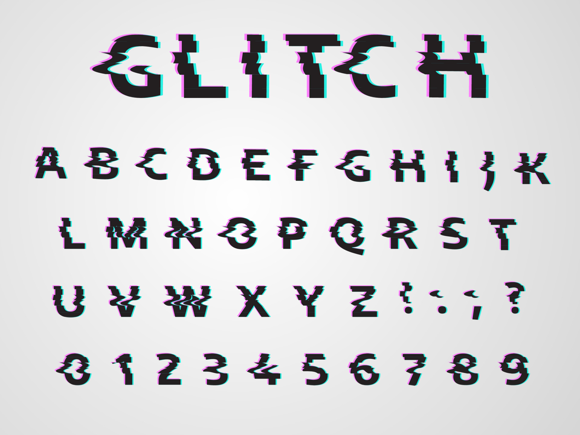 Glitch Text Generator - [Pro] -> Glitch Fonts