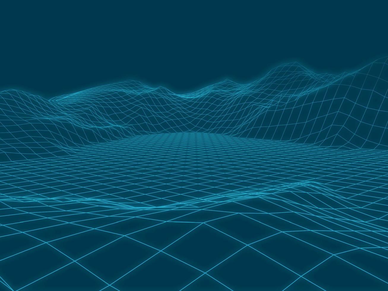 Abstract vector landscape background.