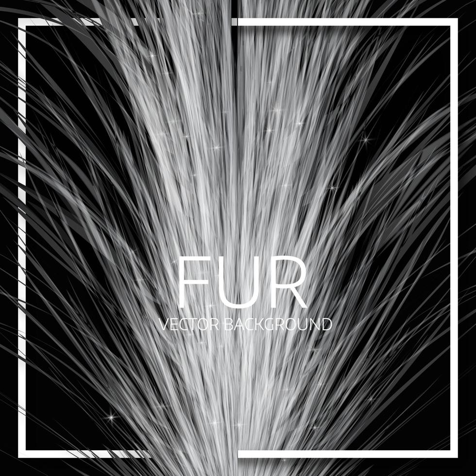 Abstract fur background vector