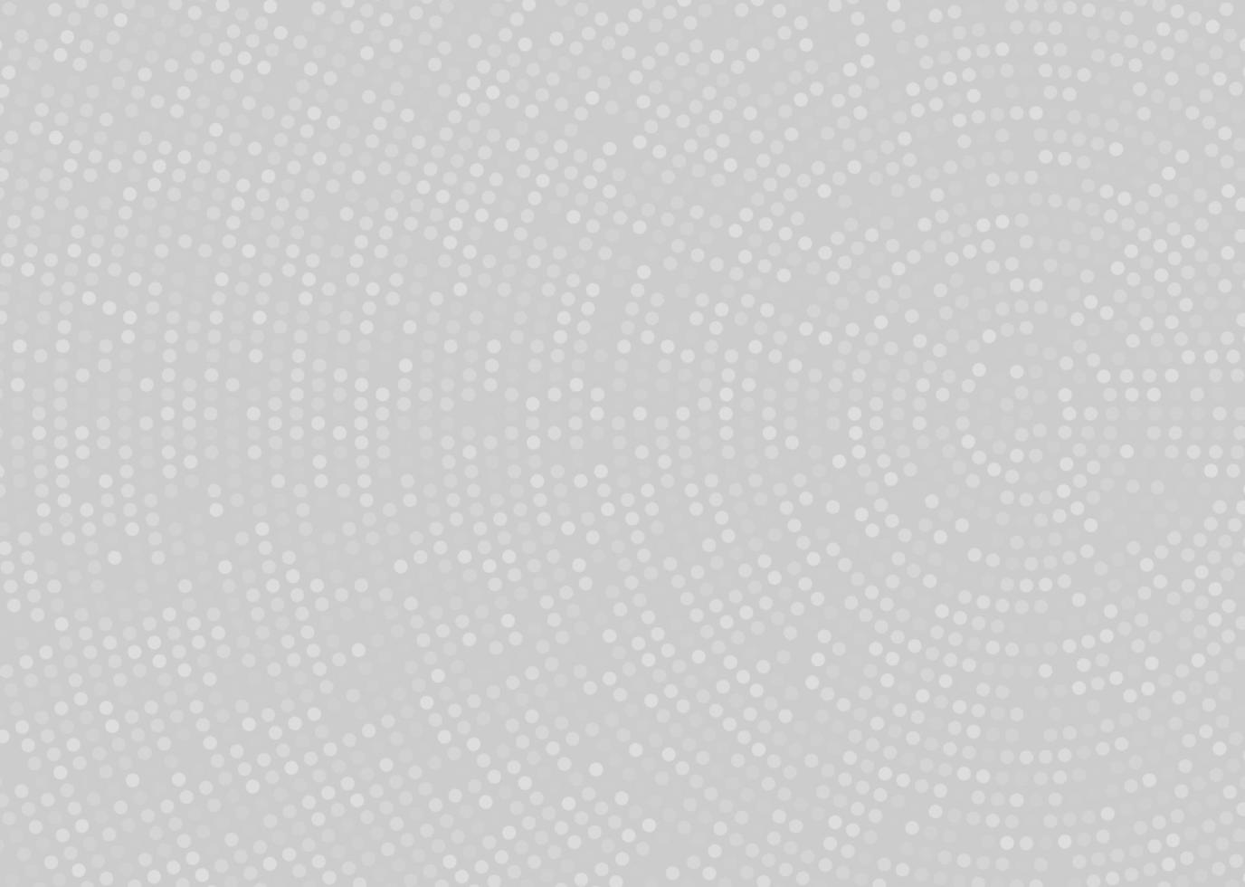 Light grey abstract doted Background with radial halftone effect vector