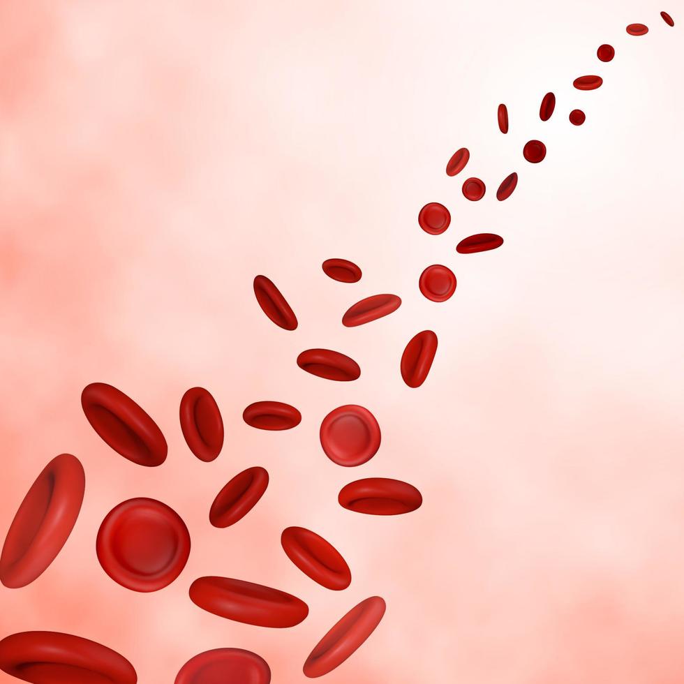 Vector Streaming Blood Cells