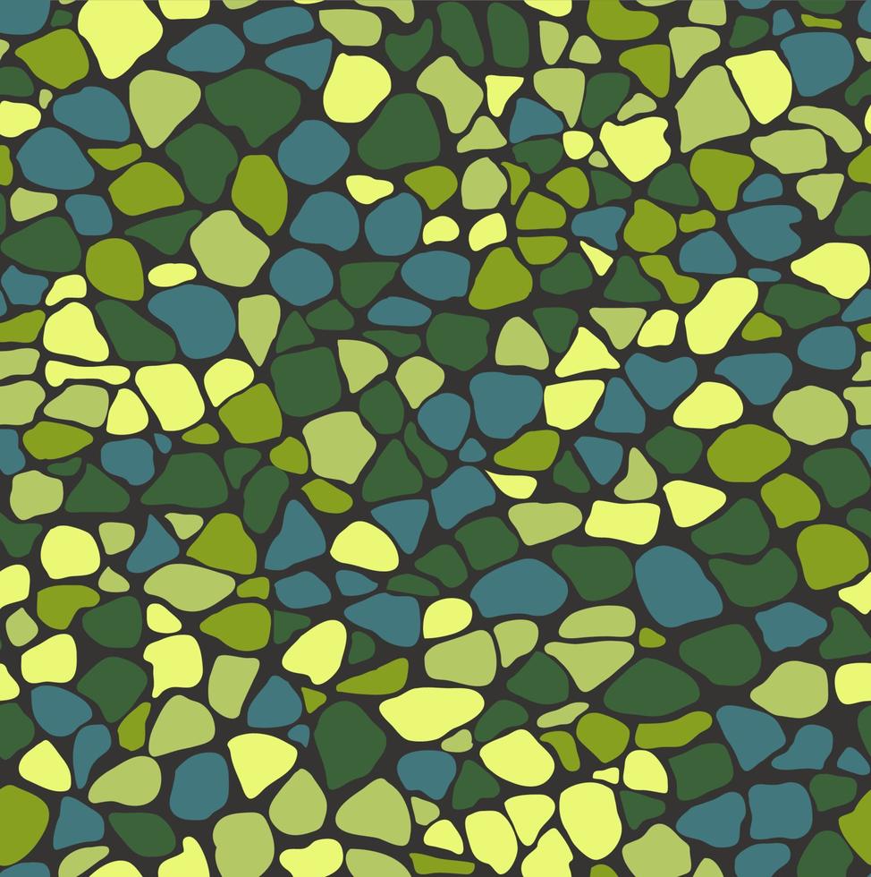 Seamless colorful chaotic mosaic pattern. vector