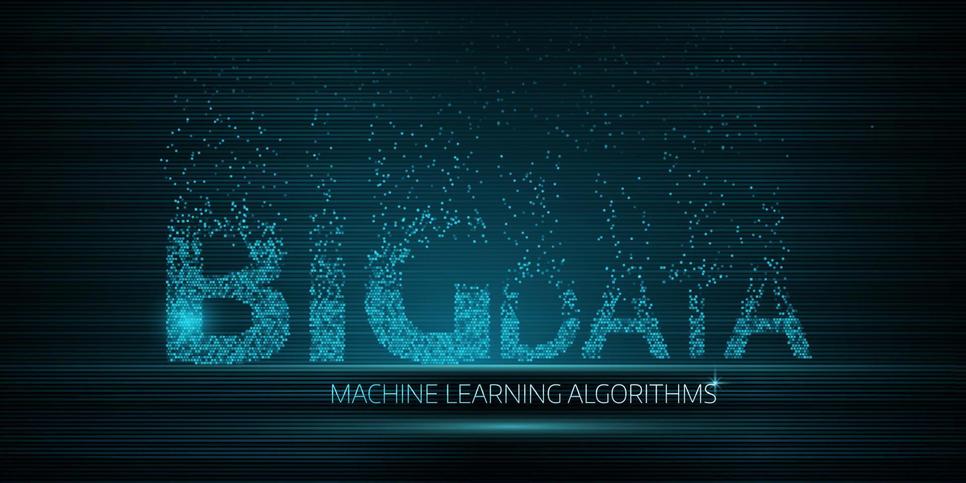 BIG DATA Machine Learning Algorithms. 7740721 Vector Art at Vecteezy