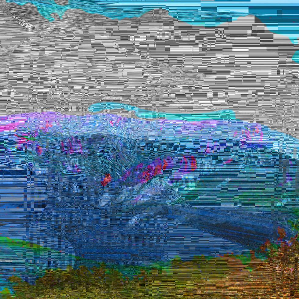 Glitched abstract vector background