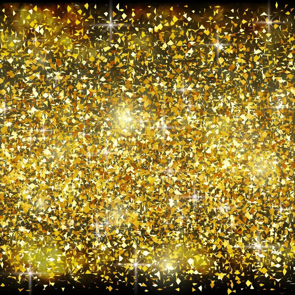 Gold glitter abstract background. vector