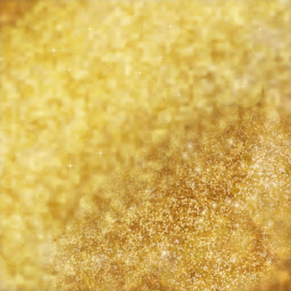Gold glitter abstract background. vector