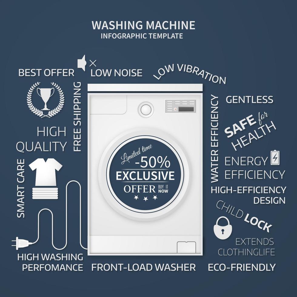 Vector illustration of washer