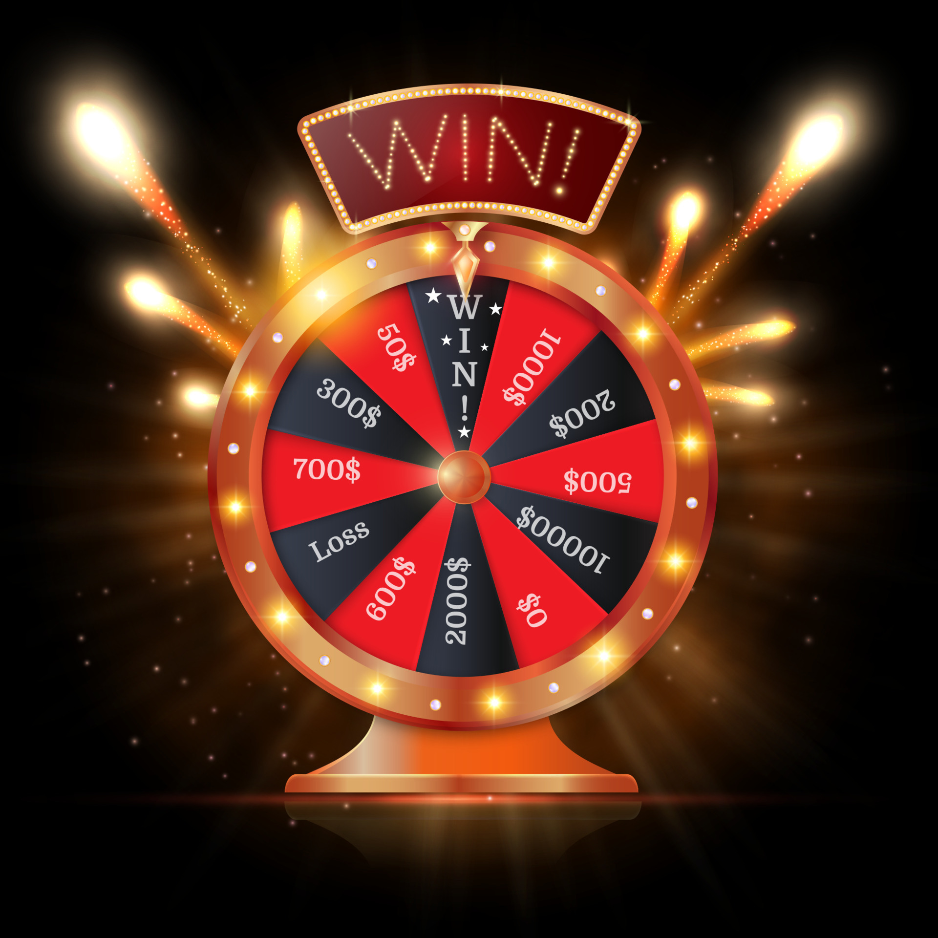 Create a Wheel of Fortune in PowerPoint, Spinning name selector in